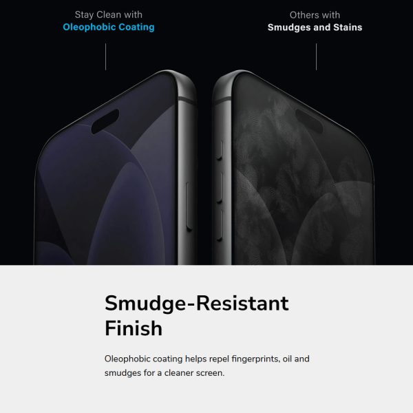 Uniq Optix Covex Privacy Tempered Glass Screen Protector for iPhone 18 Pro Max  - 2 Way Privacy