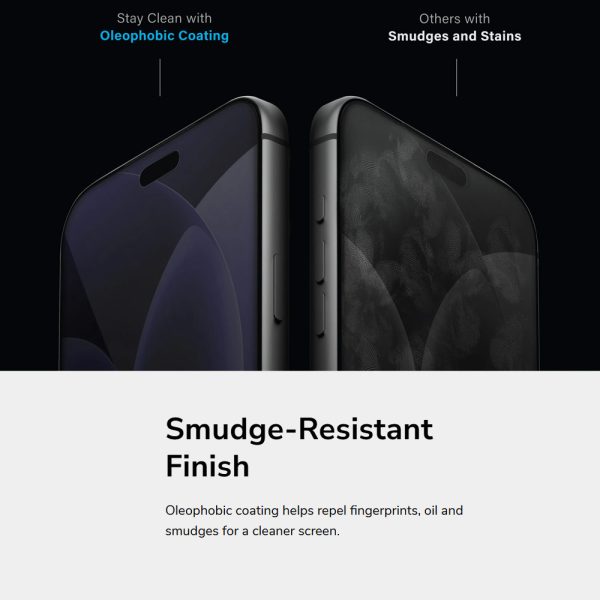 Uniq Optix Vision Anti-Reflective Tempered Glass Screen Protector for iPhone 18 Pro Max - Anti-Reflective Clear