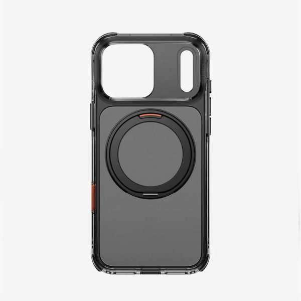 Uniq Swivix 360 Rotating Kickstand Magnetic Drop Protection Case with Camera Control Button for iPhone 18 Pro Max - Carbon Black